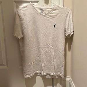 Ralph Lauren V neck white tee